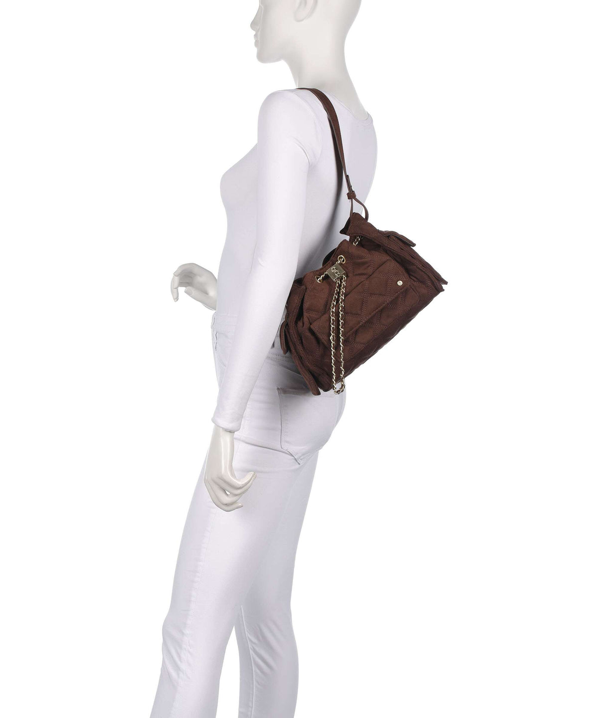 Steve Madden BMICKI Bucket bag chocolate/gold