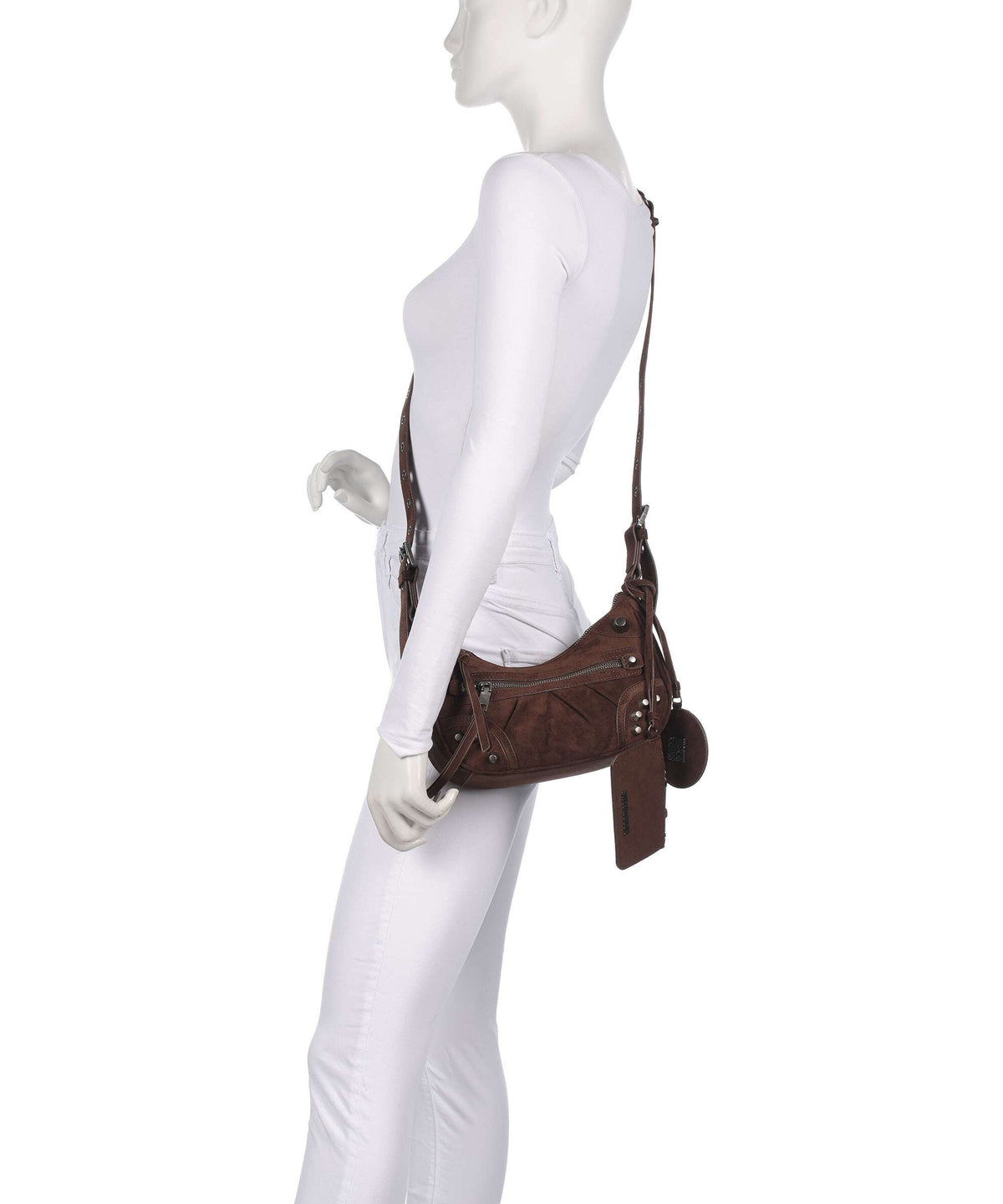 Steve Madden BGLOWINS Crossbody bag chocolate/silver