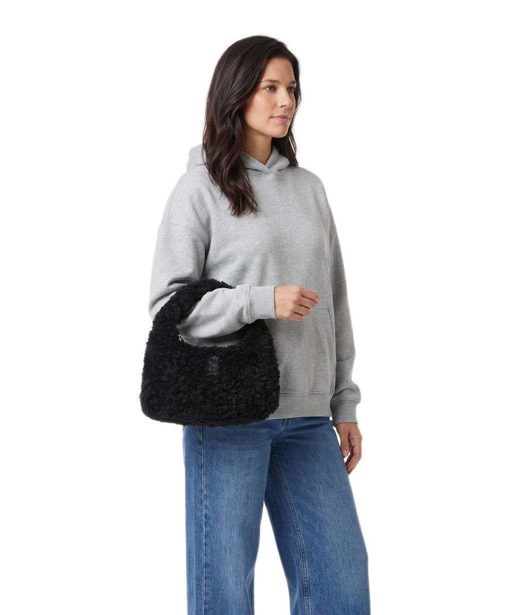 Steve Madden BFLUFFY Handbag black/gold
