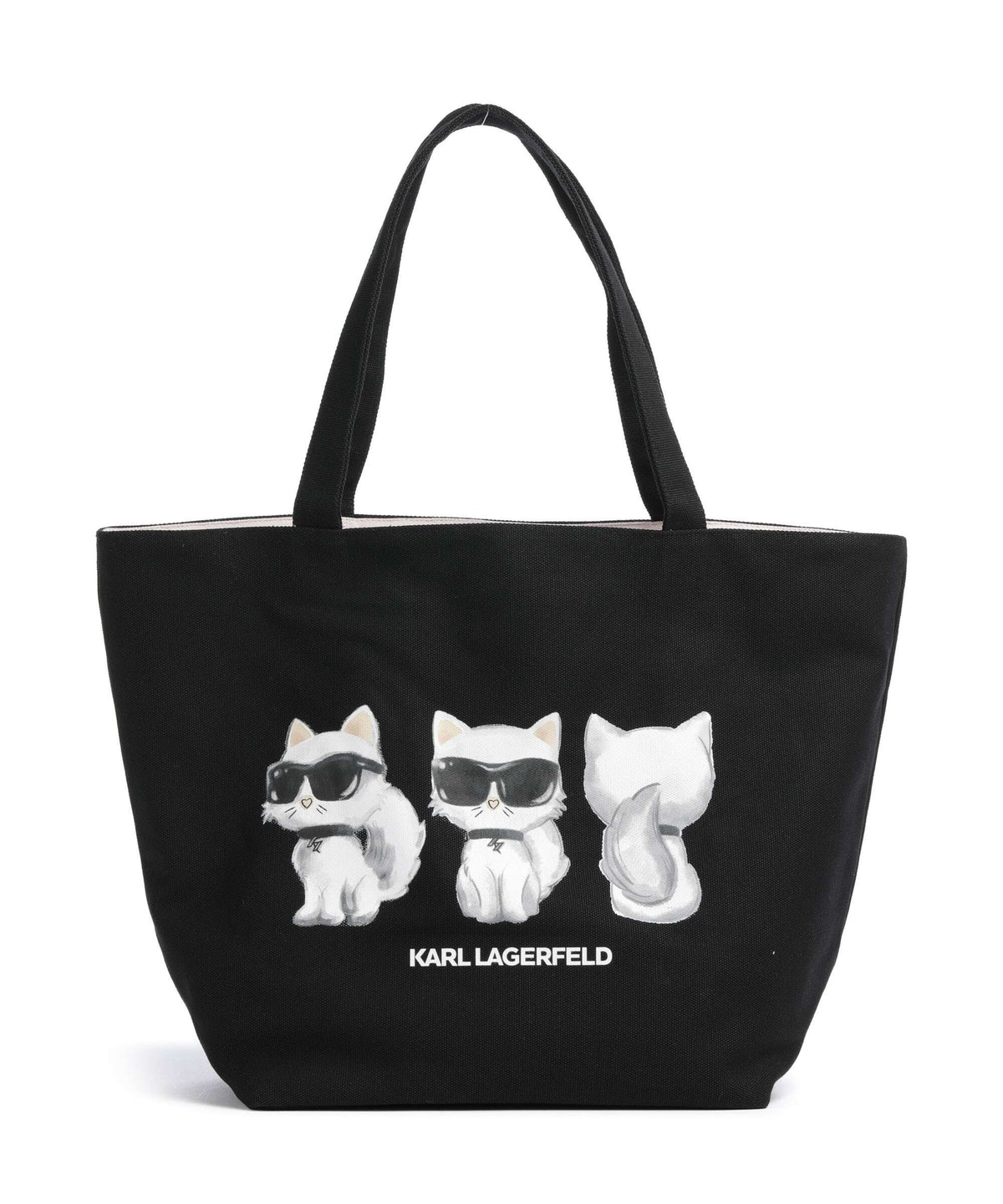 Karl Lagerfeld Ikon Choupette Tote bag black