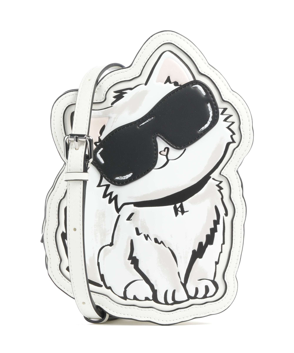 Karl Lagerfeld Ikon Choupette Crossbody bag off white