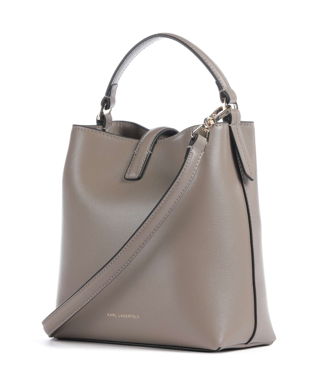 Karl Lagerfeld K/Autograph Small Bucket bag ash grey