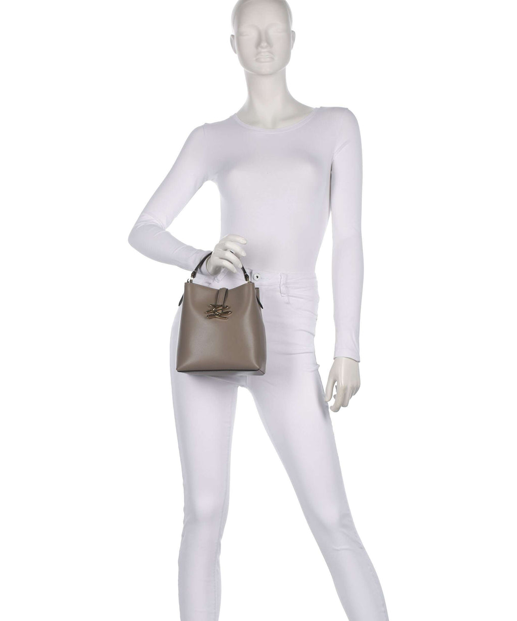 Karl Lagerfeld K/Autograph Small Bucket bag ash grey