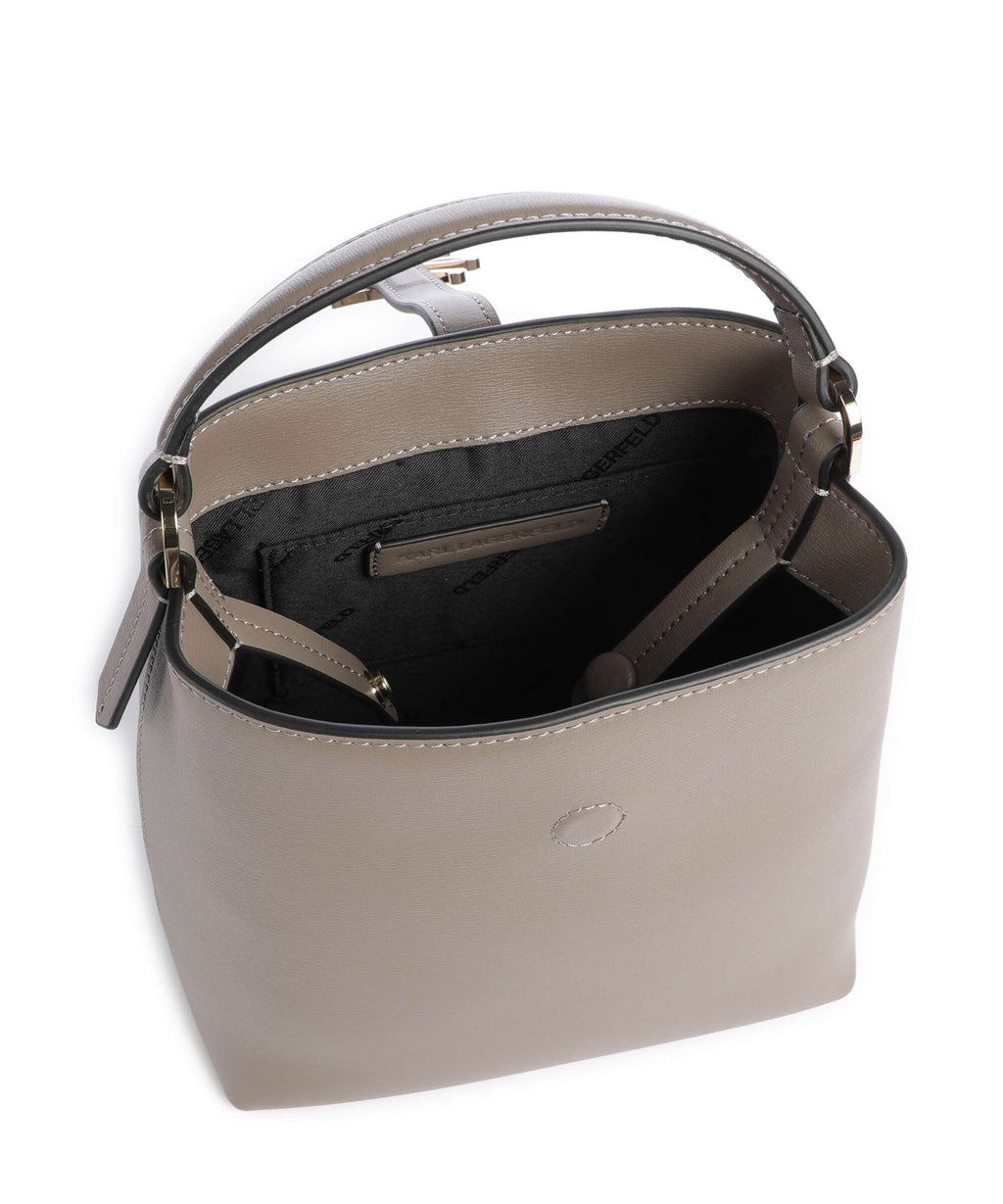 Karl Lagerfeld K/Autograph Small Bucket bag ash grey