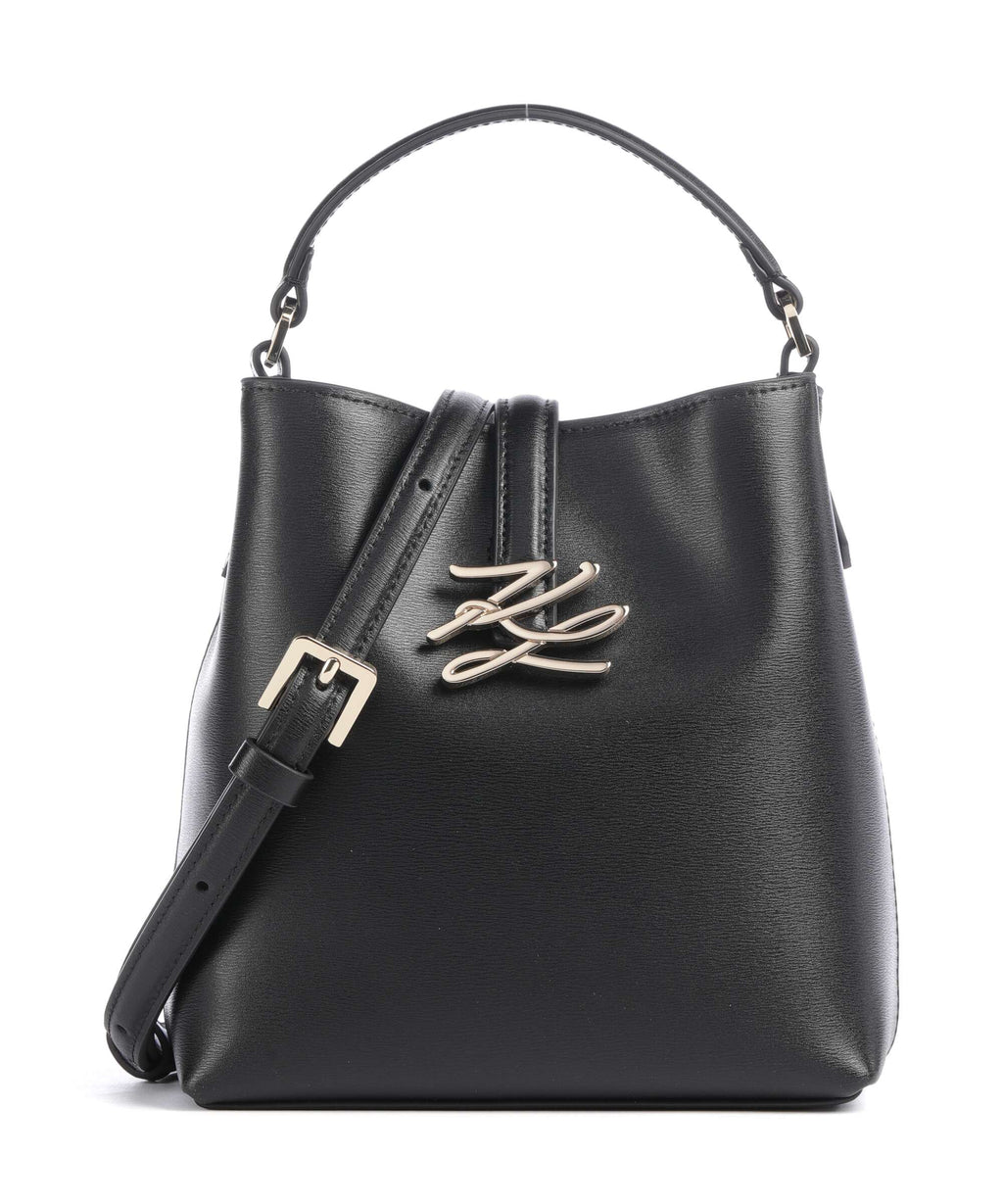 Karl Lagerfeld K/Autograph Small Bucket bag black/gold