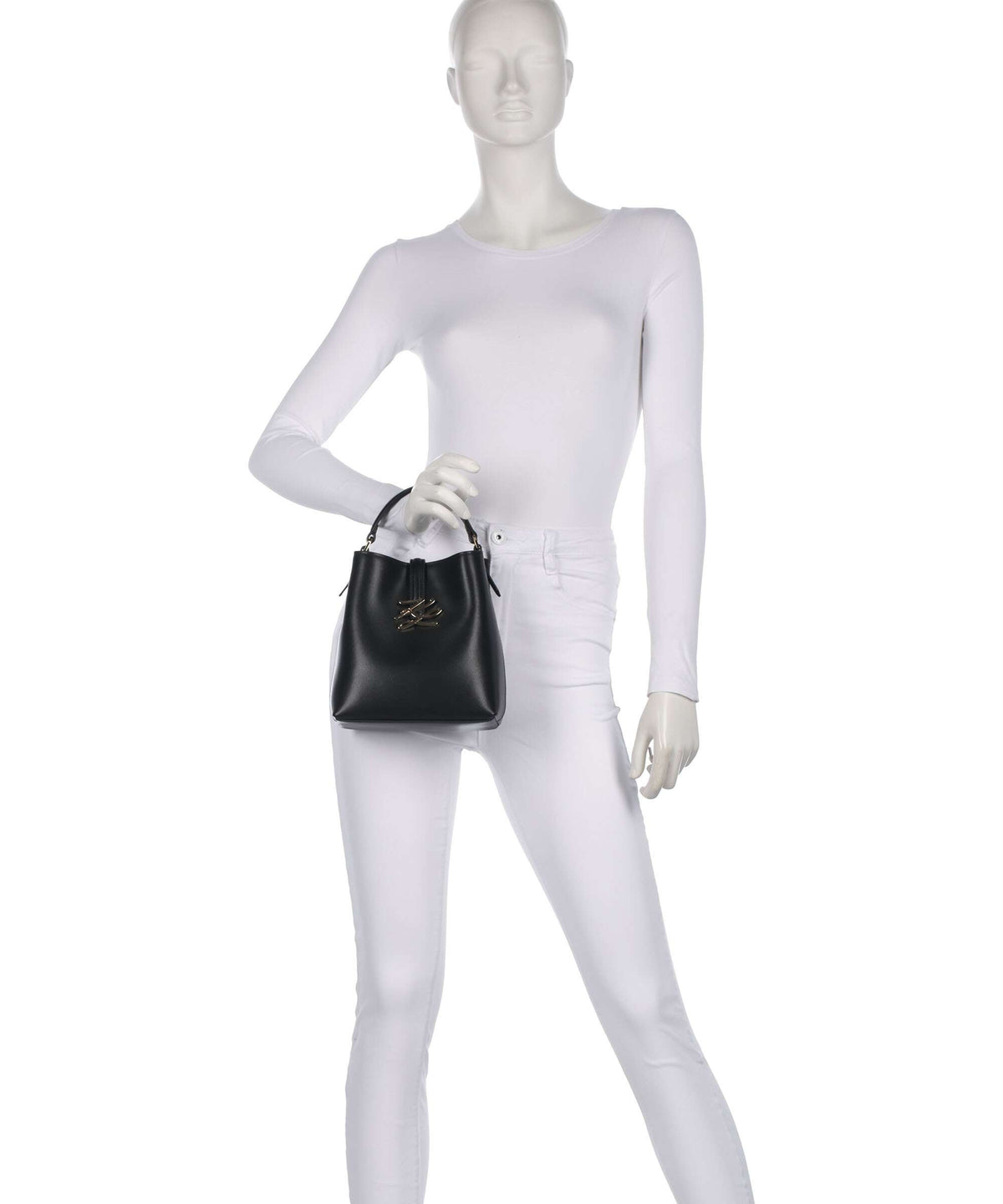 Karl Lagerfeld K/Autograph Small Bucket bag black/gold