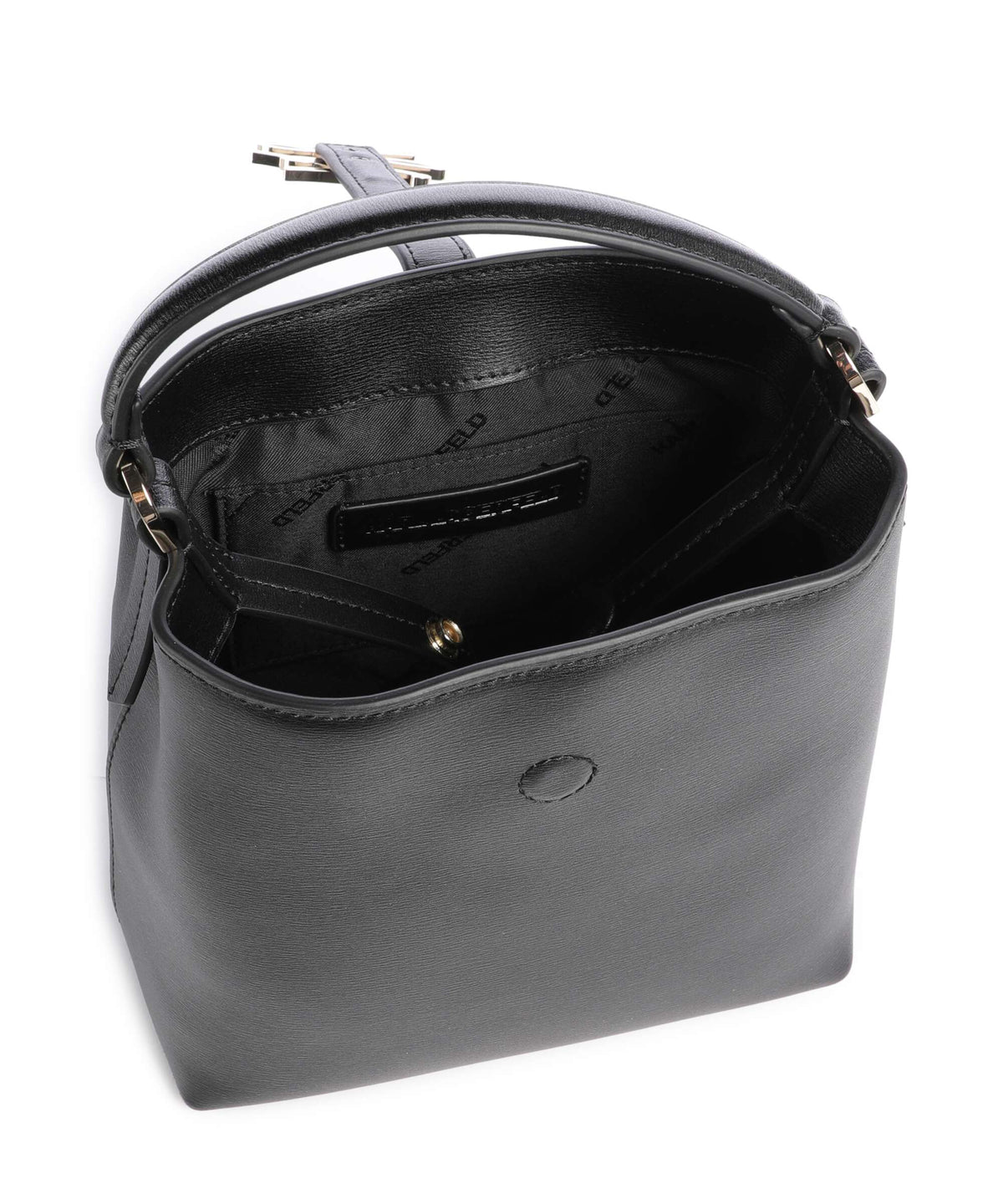 Karl Lagerfeld K/Autograph Small Bucket bag black/gold