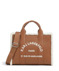 Karl Lagerfeld K/Rue St Guillaume Medium Handbag dark tan
