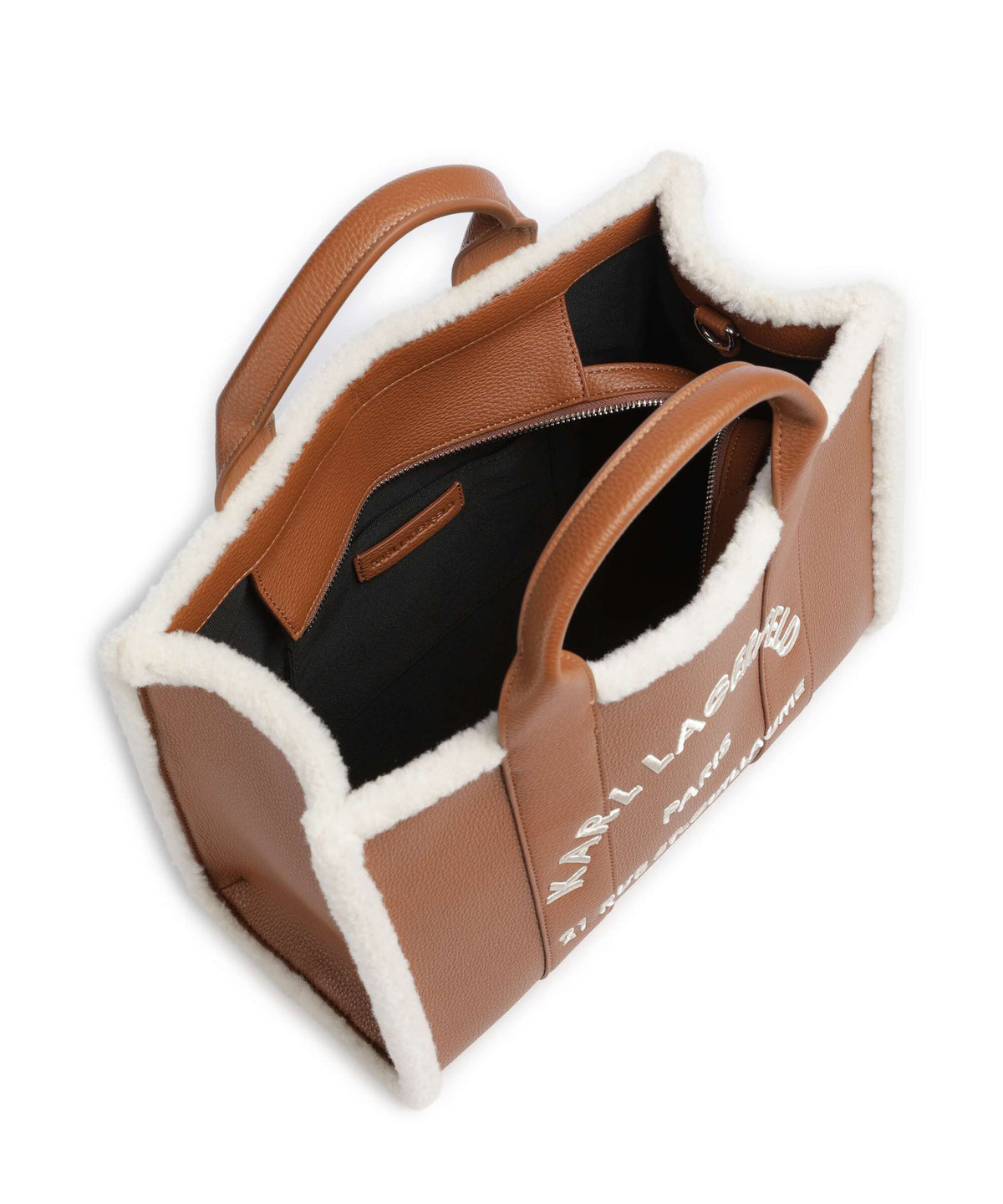 Karl Lagerfeld K/Rue St Guillaume Medium Handbag dark tan