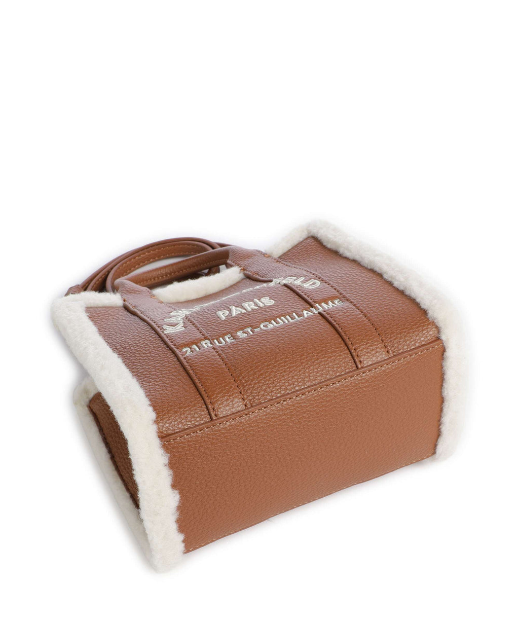 Karl Lagerfeld K/Rue St Guillaume Mini Crossbody bag dark tan