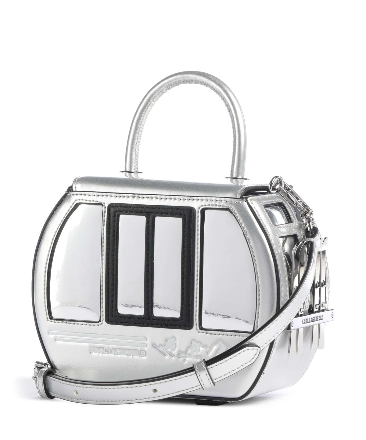 Karl Lagerfeld Ikon Crossbody bag silver
