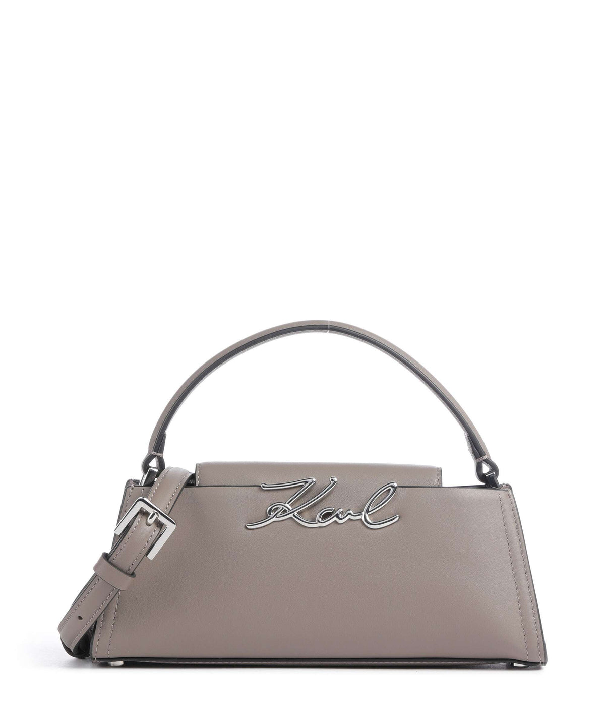 Karl Lagerfeld K/Signature Mini Handbag ash grey