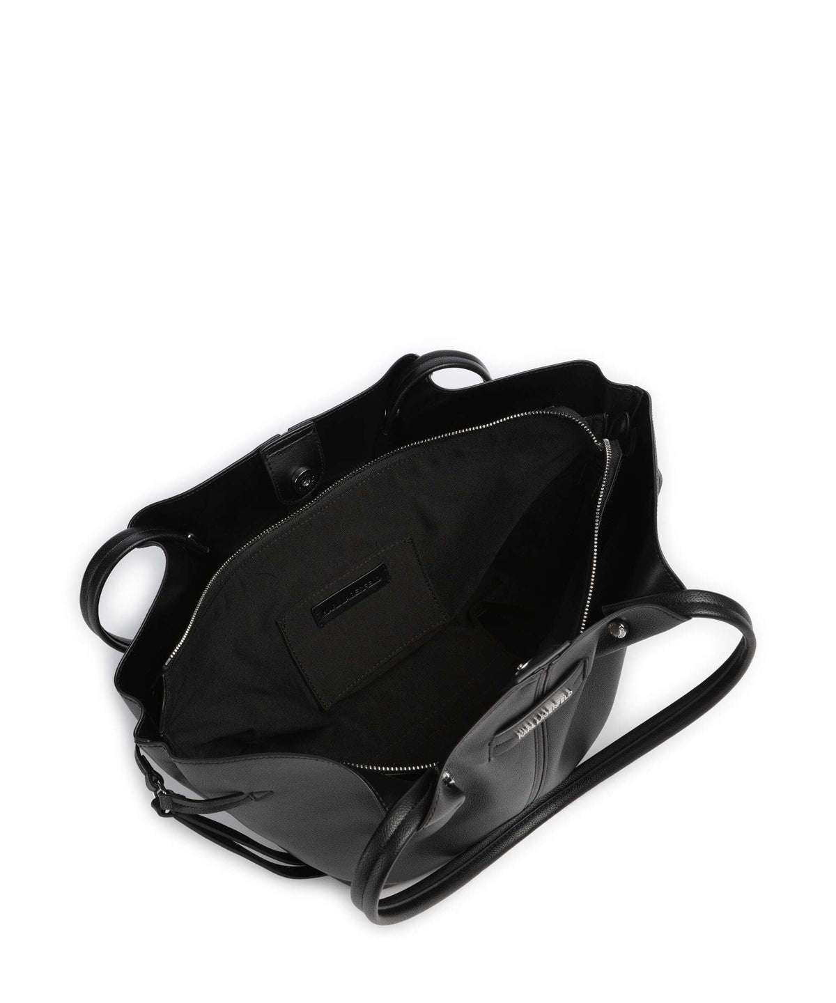 Karl Lagerfeld K/Pierced Small Tote bag black nickel
