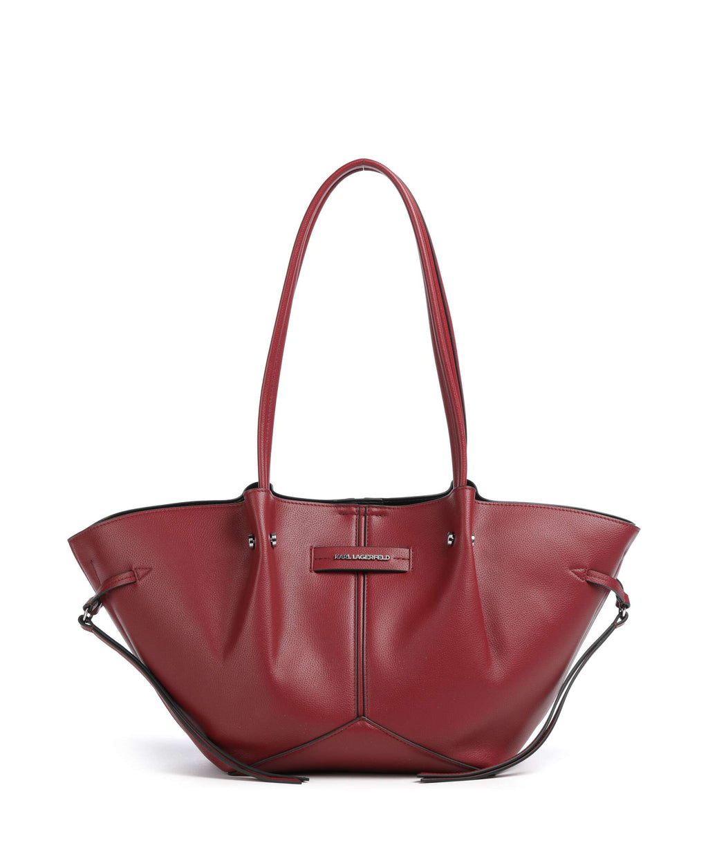 Karl Lagerfeld K/Pierced Small Tote bag dark cherry