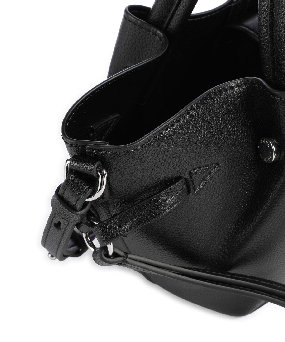 Karl Lagerfeld K/Pierced Mini Handbag black nickel