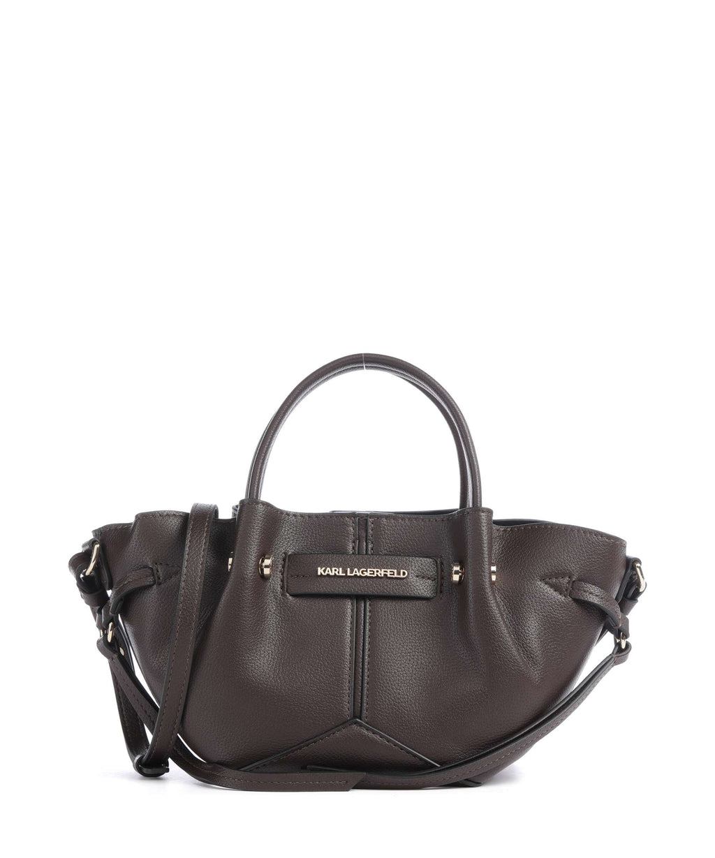 Karl Lagerfeld K/Pierced Mini Handbag tobacco