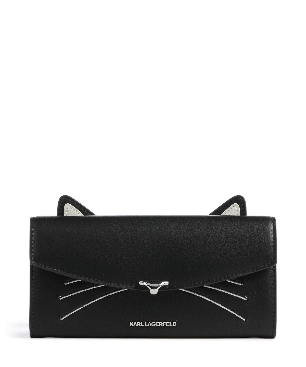 Karl Lagerfeld Ikon Monogram Clutch bag black