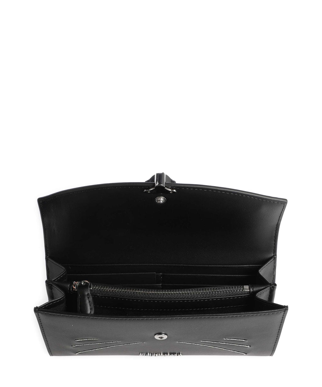 Karl Lagerfeld Ikon Monogram Clutch bag black