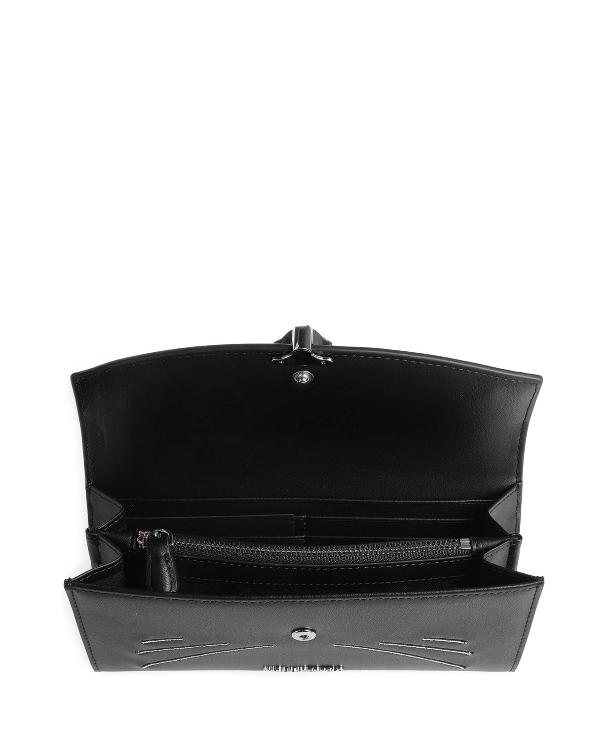 Karl Lagerfeld Ikon Monogram Clutch bag black