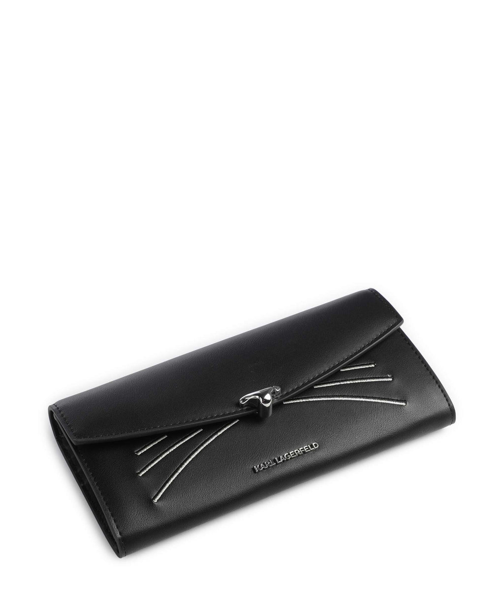 Karl Lagerfeld Ikon Monogram Clutch bag black