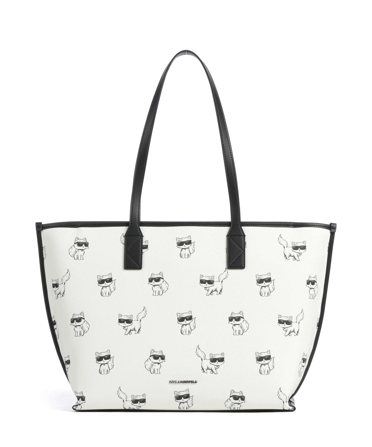 Karl Lagerfeld Ikon Choupette Tote bag cannoli cream
