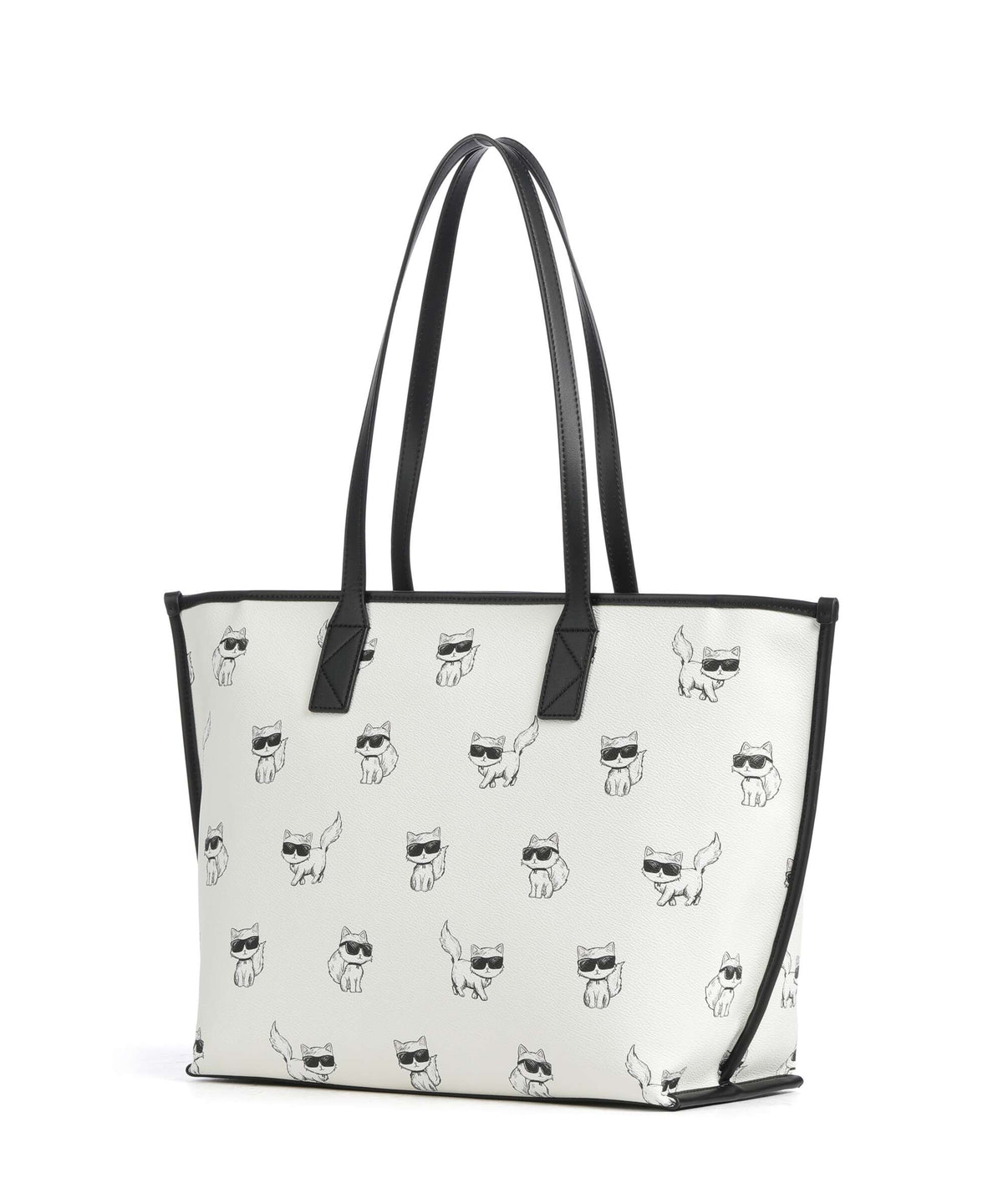 Karl Lagerfeld Ikon Choupette Tote bag cannoli cream
