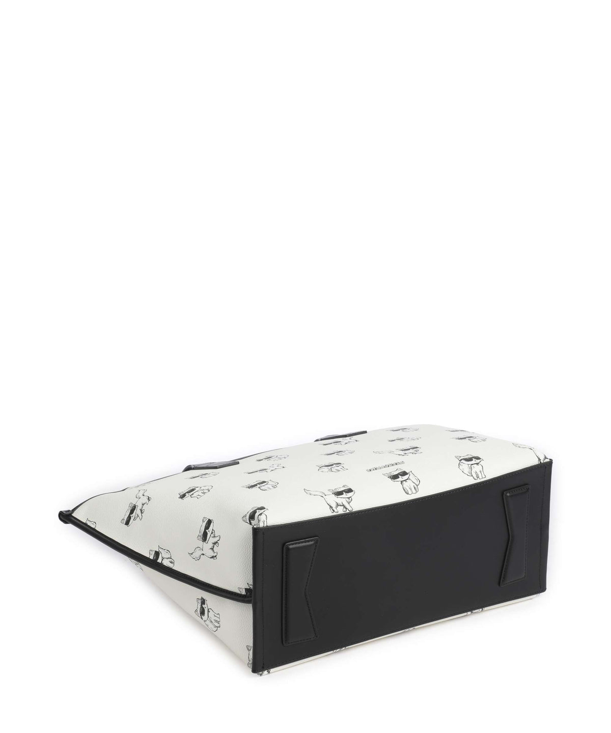 Karl Lagerfeld Ikon Choupette Tote bag cannoli cream