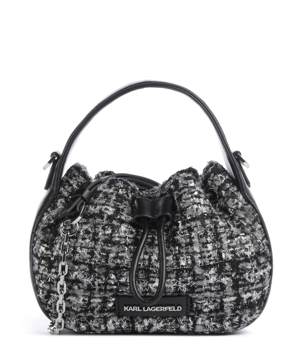 Karl Lagerfeld K/Soiree Mini Bucket bag black/white