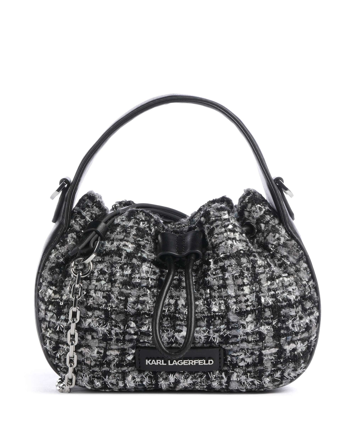 Karl Lagerfeld K/Soiree Mini Bucket bag black/white