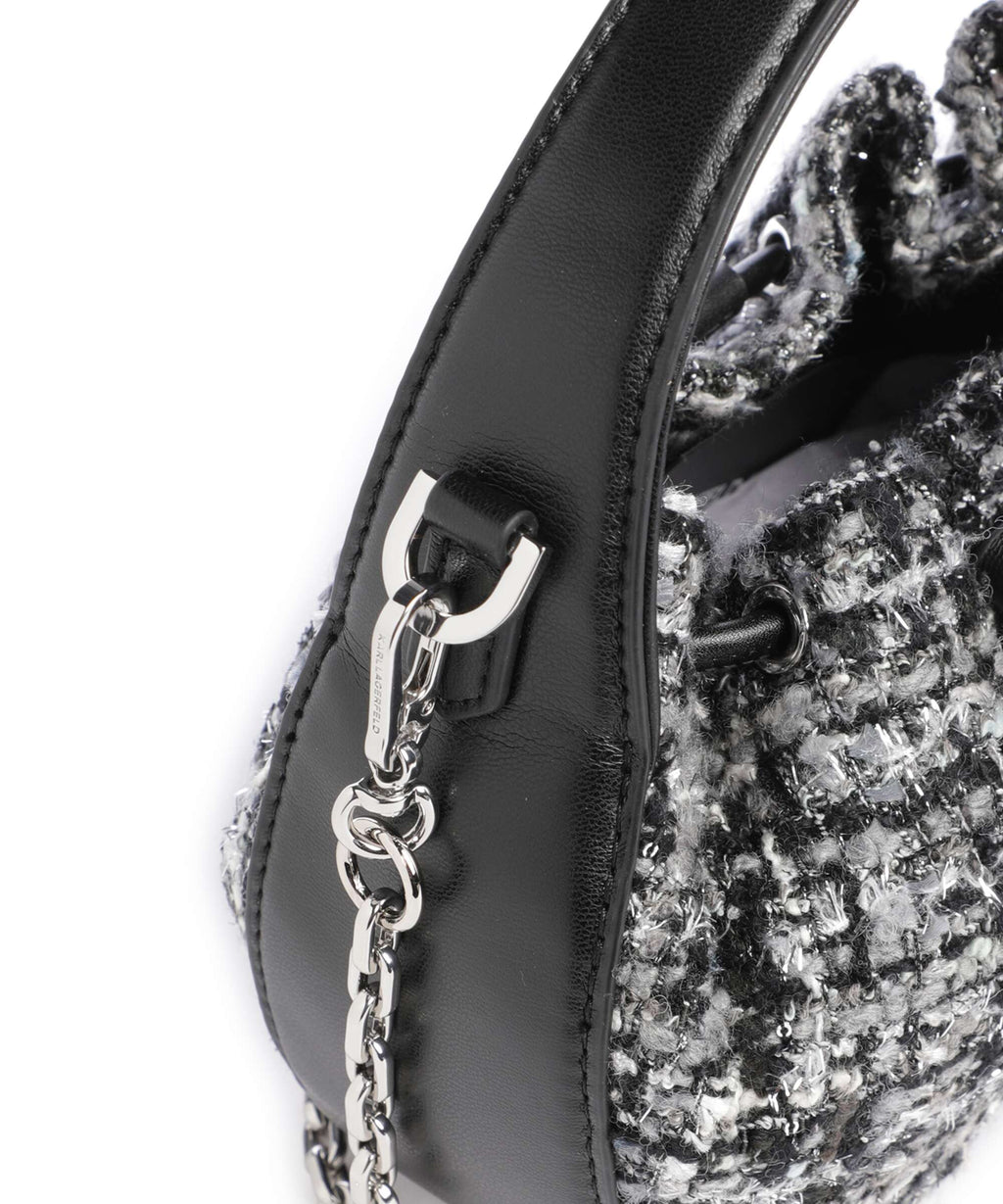 Karl Lagerfeld K/Soiree Mini Bucket bag black/white