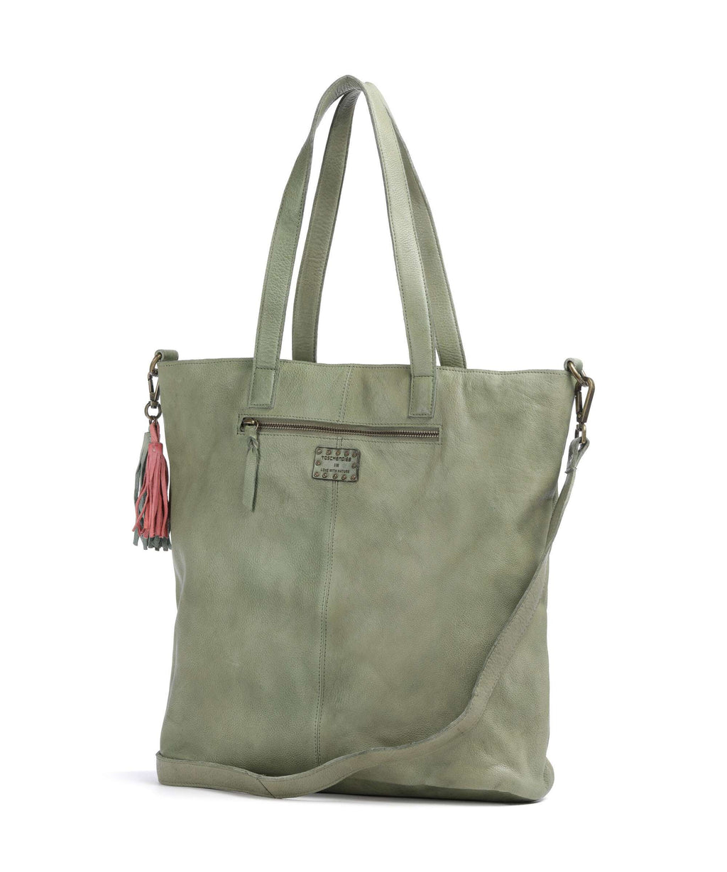 Taschendieb Wien Herzweg 1 Tote bag green leaf