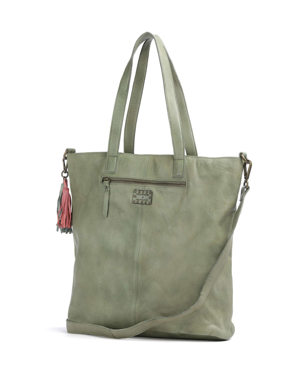 Taschendieb Wien Herzweg 1 Tote bag green leaf