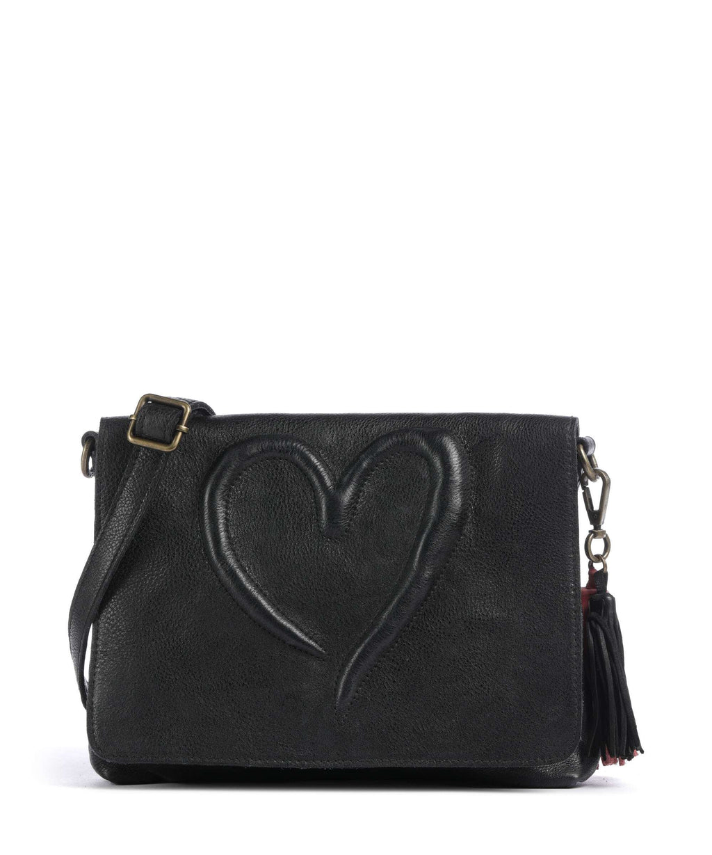 Taschendieb Wien Herzweg 3 Crossbody bag black bean