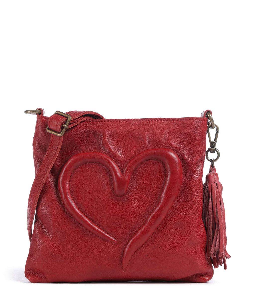 Taschendieb Wien Herzweg 4 Crossbody bag red solid