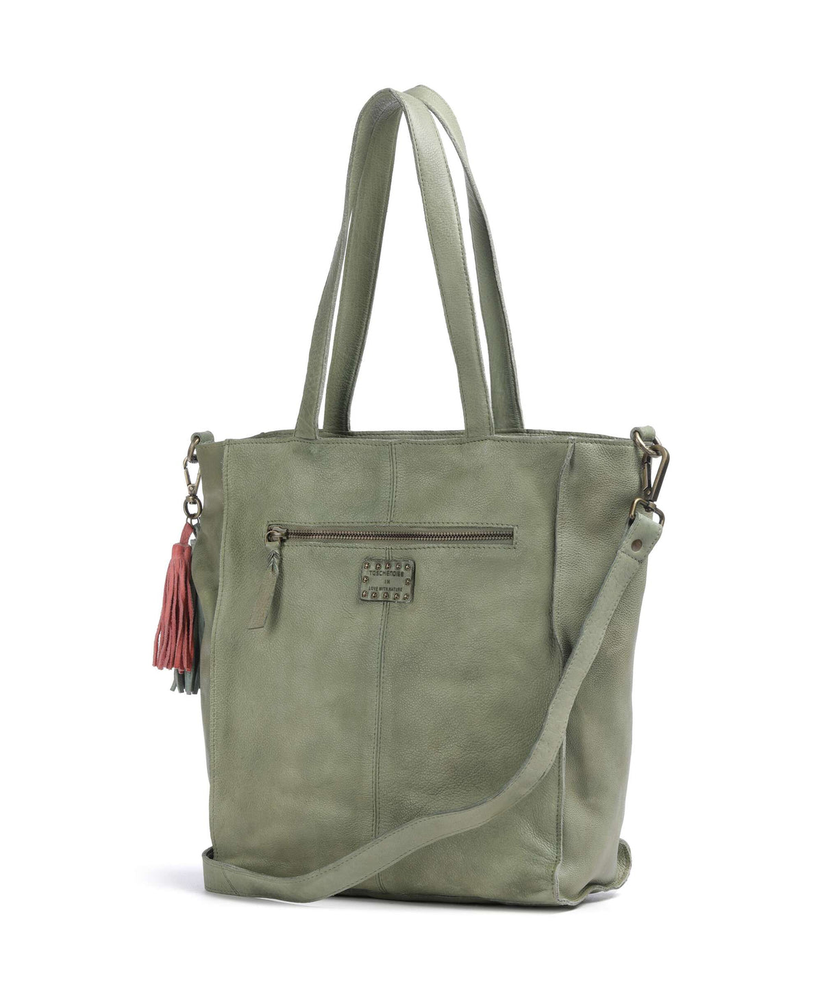 Taschendieb Wien Paoliweg 1 Tote bag green leaf