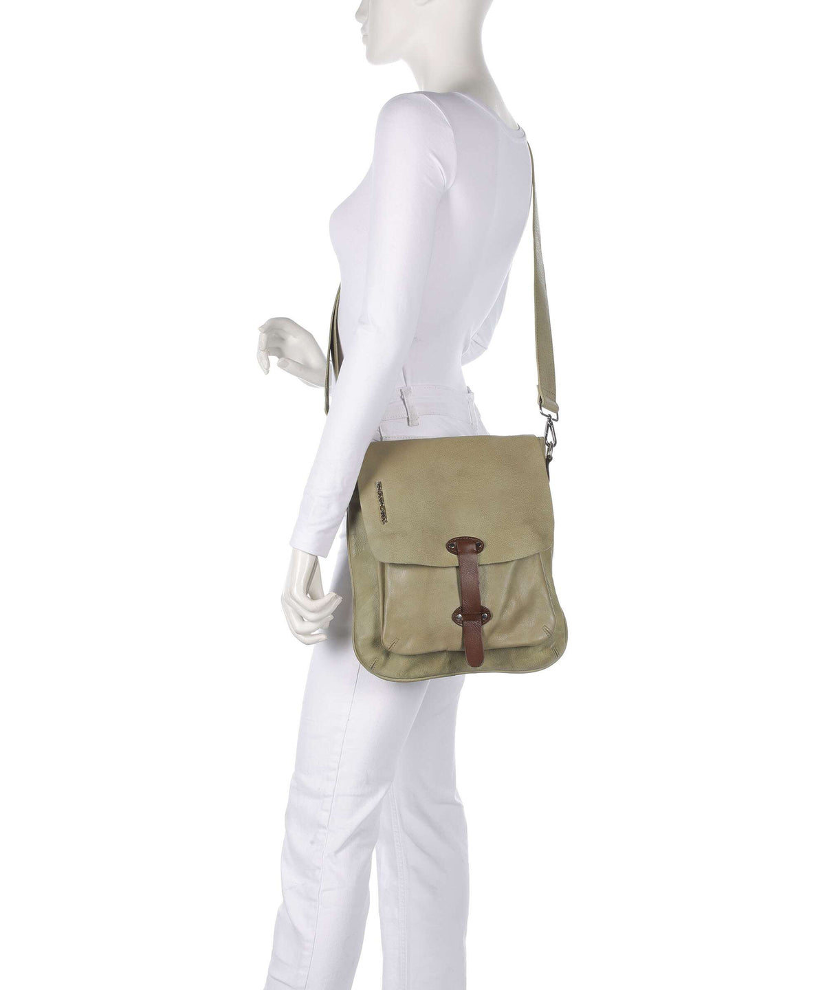 Taschendieb Wien Salvatorianerplatz 2 Crossbody bag green leaf