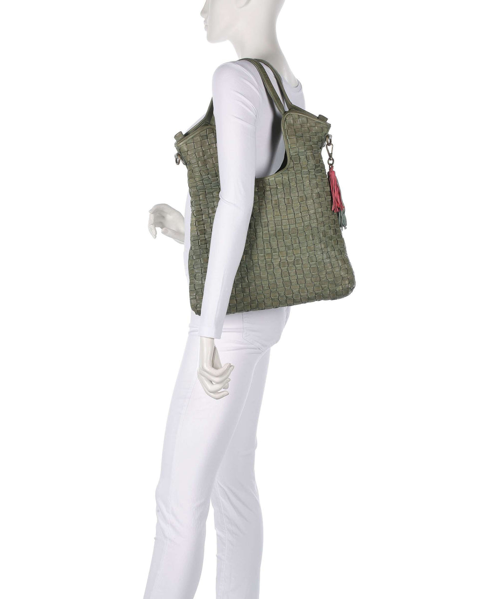 Taschendieb Wien Venusweg 3 Tote bag green leaf