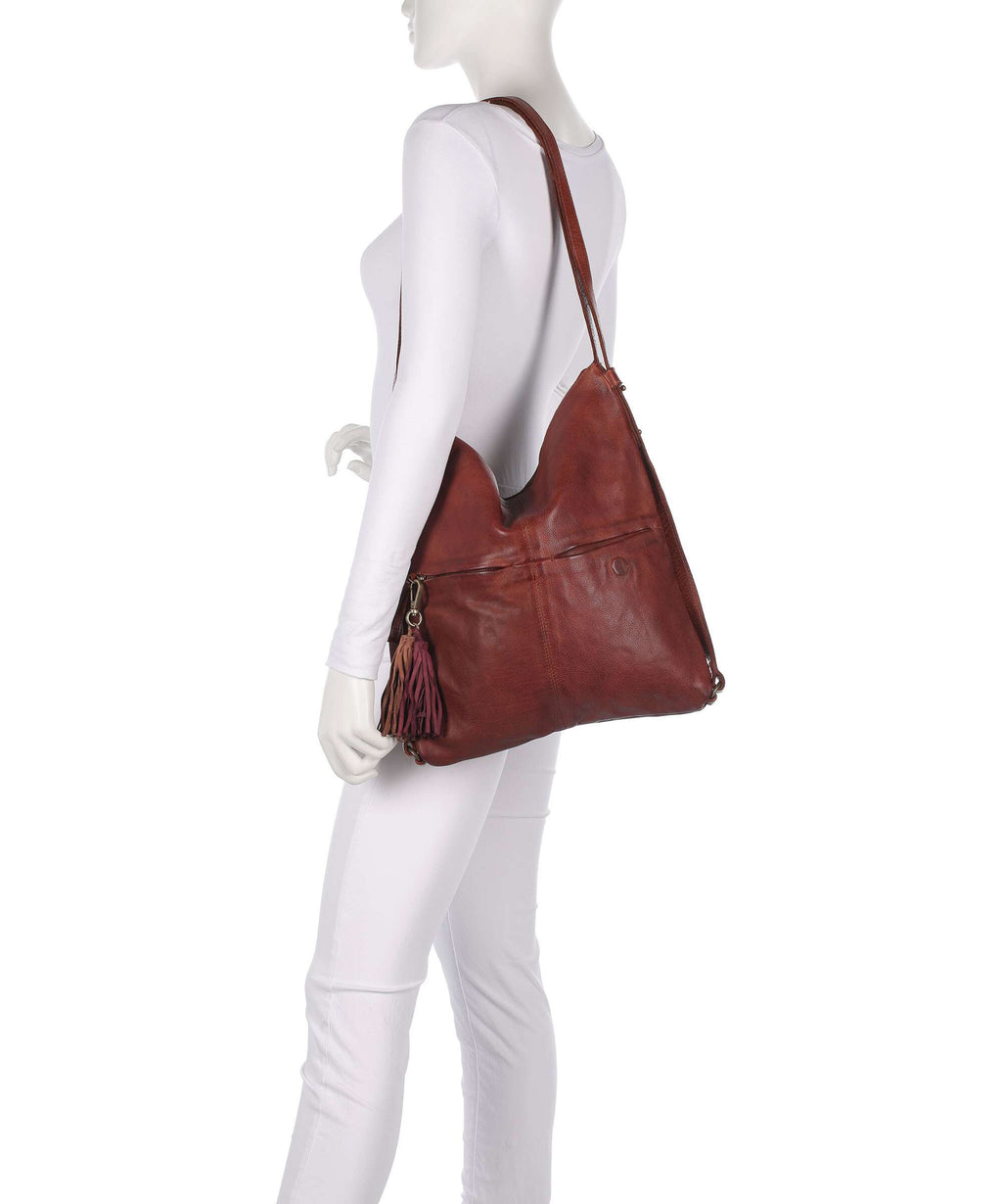 Taschendieb Wien Kaisterstrasse 3 Backpack bag brown brandy