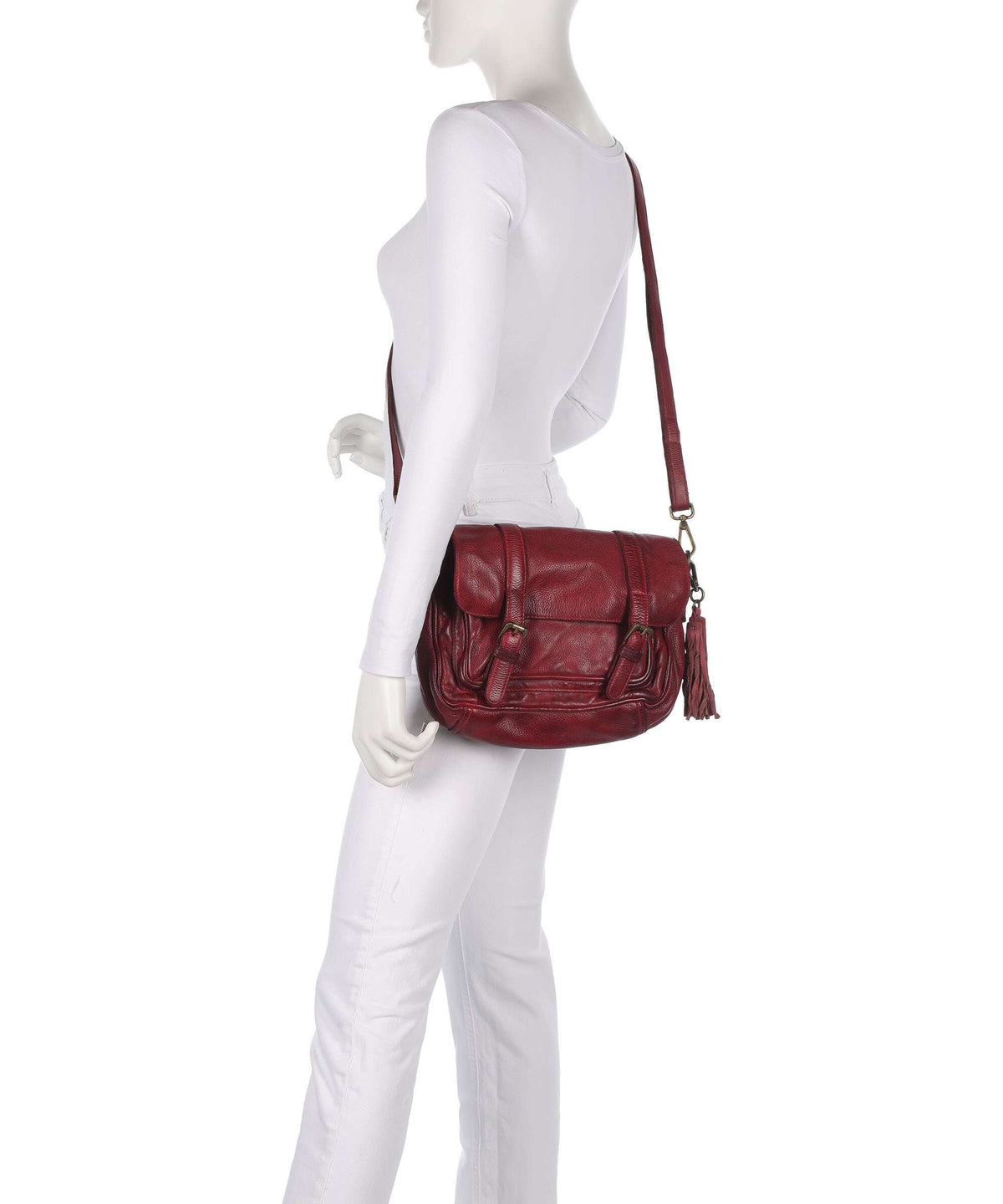 Taschendieb Wien Kaisterstrasse 6 Crossbody bag red burgundy