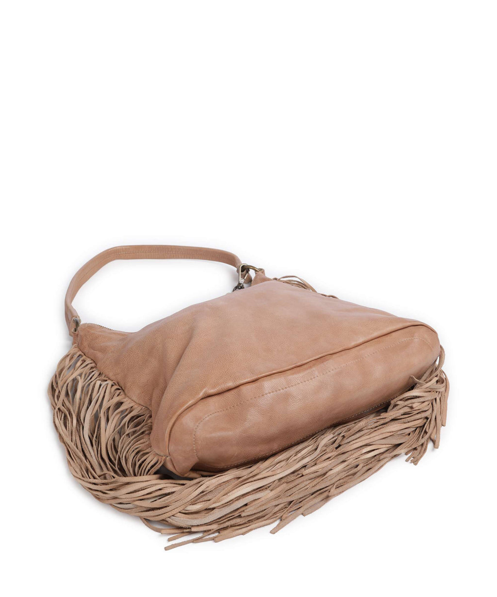 Taschendieb Wien Löwengasse 5x Hobo bag wuestensand