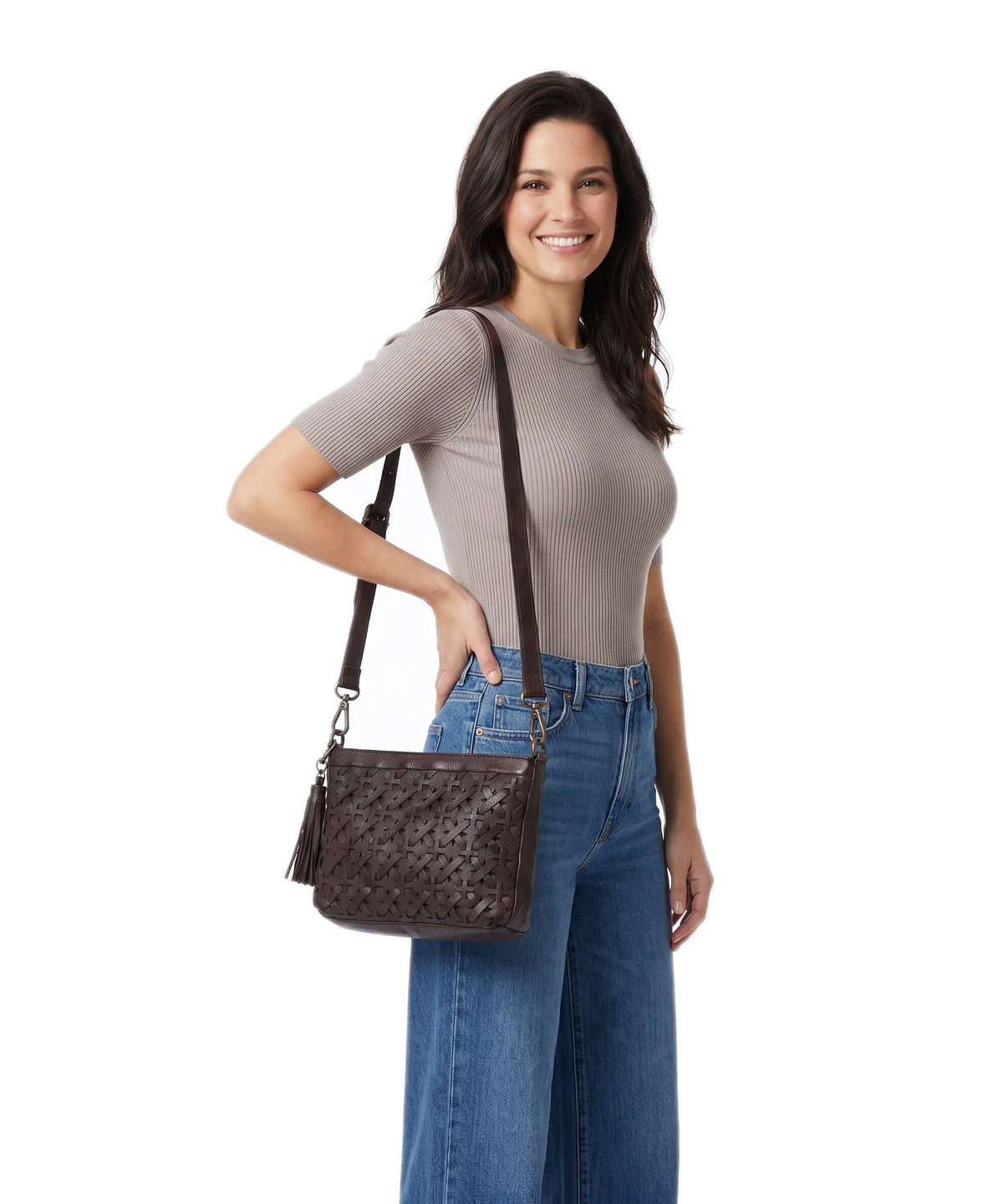 Taschendieb Wien Hafnersteig 3 Crossbody bag espresso