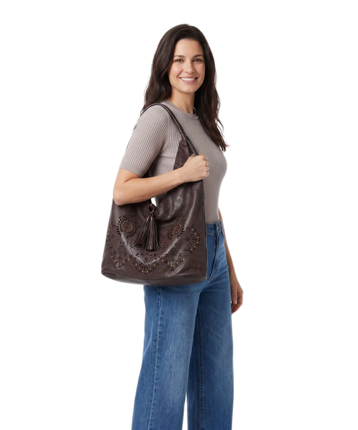 Taschendieb Wien Schweizergarten 1 Hobo bag espresso